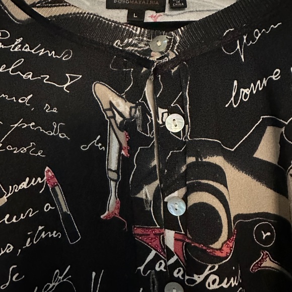 BCBGMAXAZRIA
Embellished Graphic Print Women's Sweater - Picture 4 of 8